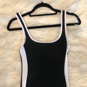 Fitted LBD w/Side Stripes